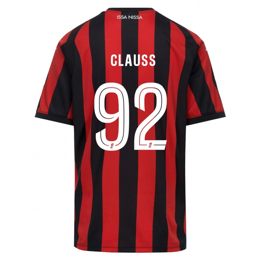 Danxen Dětské Jonathan Clauss #92 Červená Černá Bílá Domů Hráčské Dresy 2026/27 Dres
