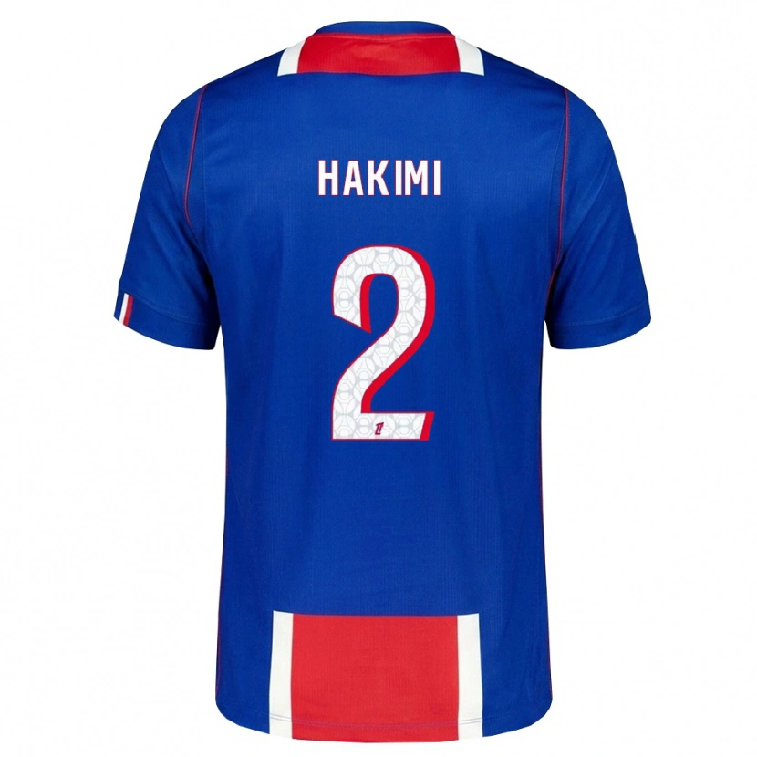 Danxen Dětské Achraf Hakimi #2 Červená Bílá Modrá Domů Hráčské Dresy 2026/27 Dres