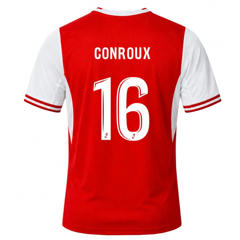 Danxen Dětské Antonin Conroux #16 Červená Bílá Domů Hráčské Dresy 2026/27 Dres