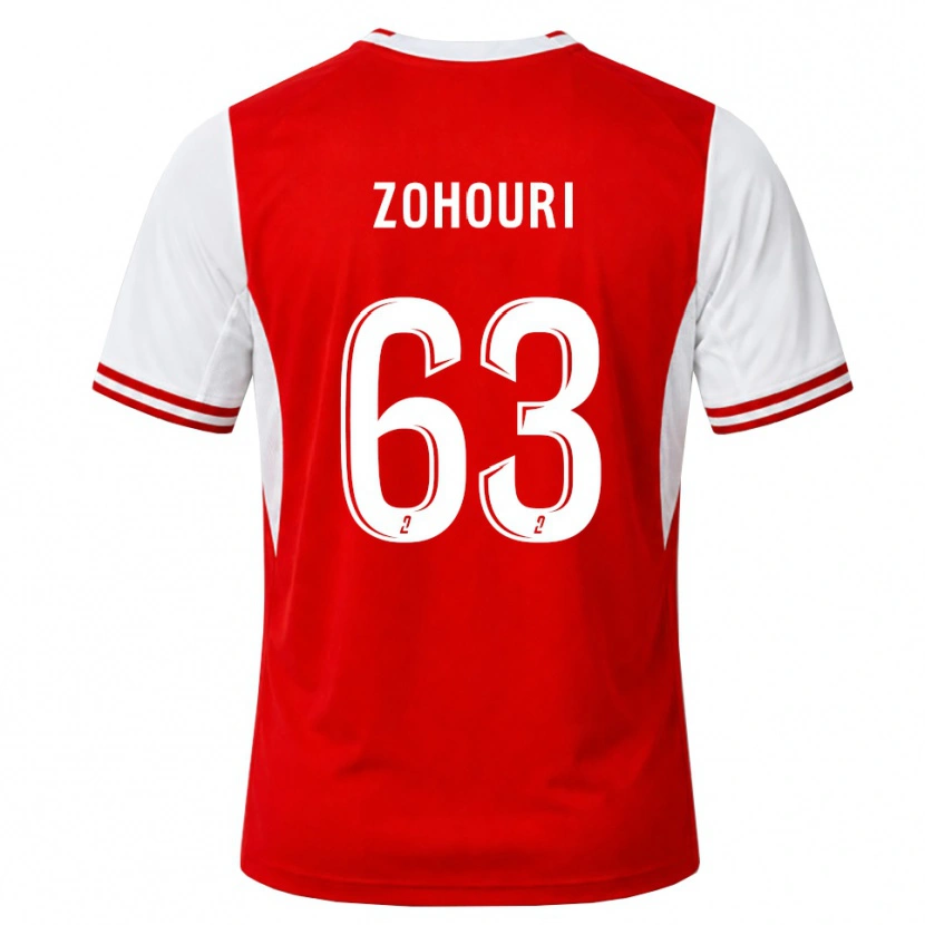 Danxen Dětské Armel Zohouri #63 Červená Bílá Domů Hráčské Dresy 2026/27 Dres