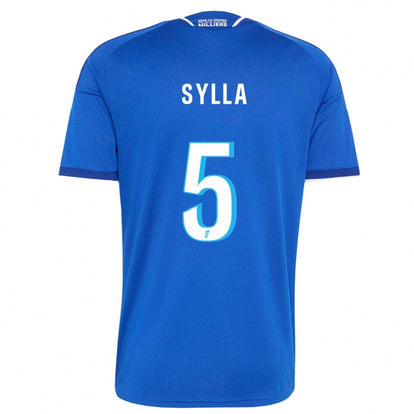 Danxen Dětské Abakar Sylla #5 Královská Modř Bílá Domů Hráčské Dresy 2026/27 Dres