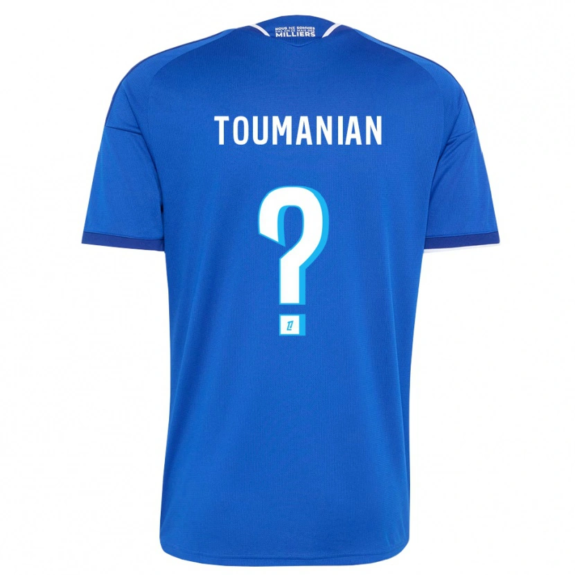 Danxen Dětské Anthony Toumanian #0 Královská Modř Bílá Domů Hráčské Dresy 2026/27 Dres