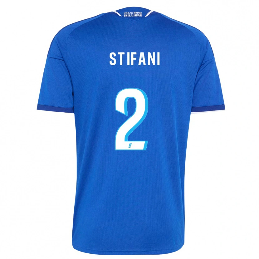 Danxen Dětské Nolaan Stifani #2 Královská Modř Bílá Domů Hráčské Dresy 2026/27 Dres