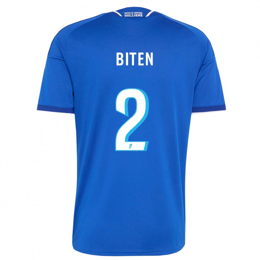 Danxen Dětské Clancy Valère Biten #2 Královská Modř Bílá Domů Hráčské Dresy 2026/27 Dres
