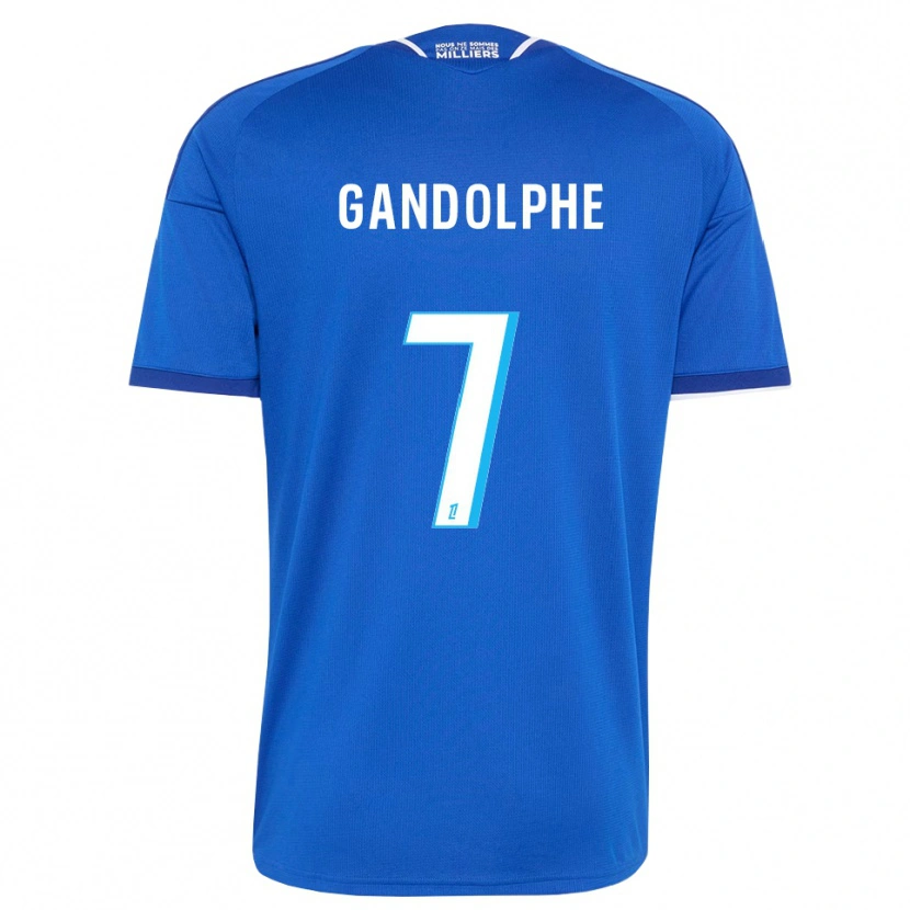 Danxen Dětské Adrien Gandolphe #7 Královská Modř Bílá Domů Hráčské Dresy 2026/27 Dres