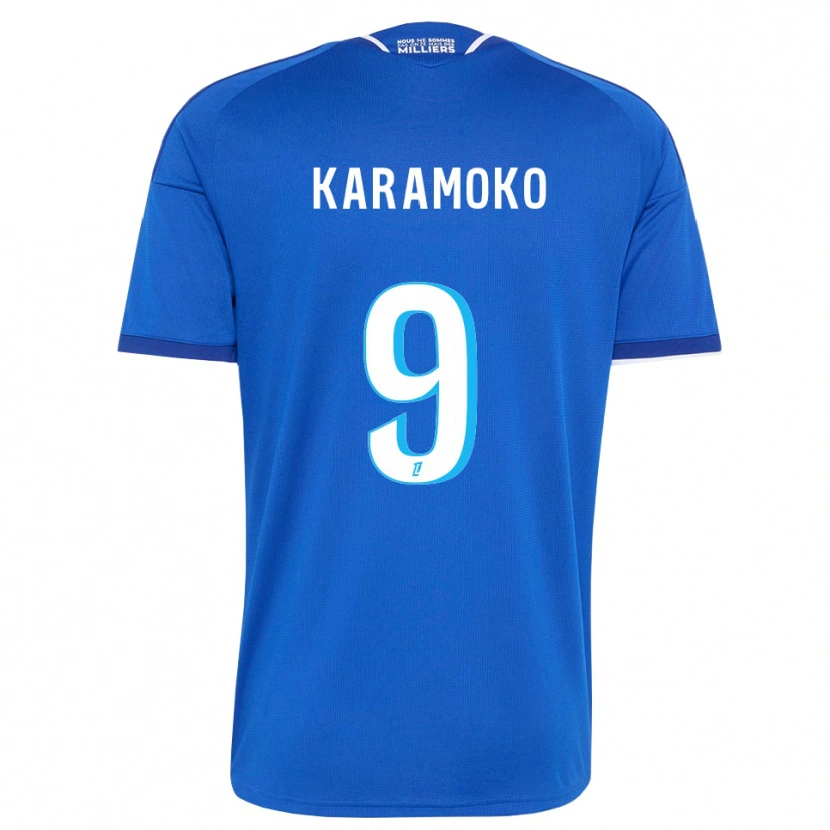 Danxen Dětské Isaac Karamoko #9 Královská Modř Bílá Domů Hráčské Dresy 2026/27 Dres