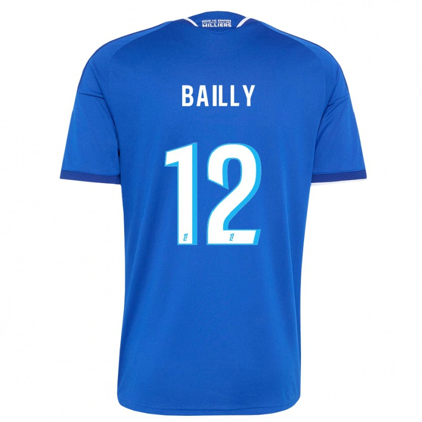 Danxen Dětské Melvine Bailly #12 Královská Modř Bílá Domů Hráčské Dresy 2026/27 Dres