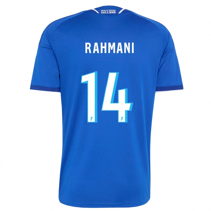 Danxen Dětské Nessim Rahmani #14 Královská Modř Bílá Domů Hráčské Dresy 2026/27 Dres