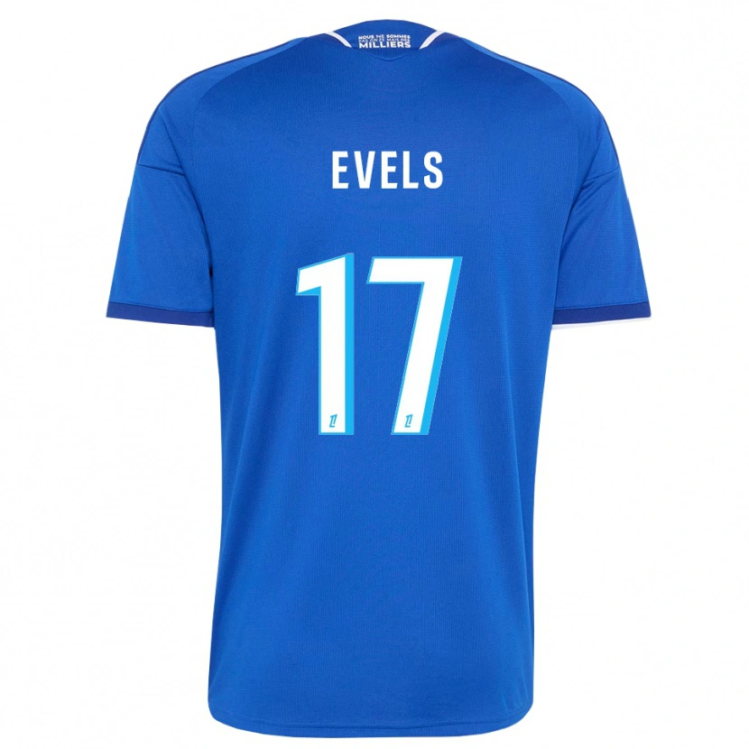 Danxen Dětské Emily Evels #17 Královská Modř Bílá Domů Hráčské Dresy 2026/27 Dres