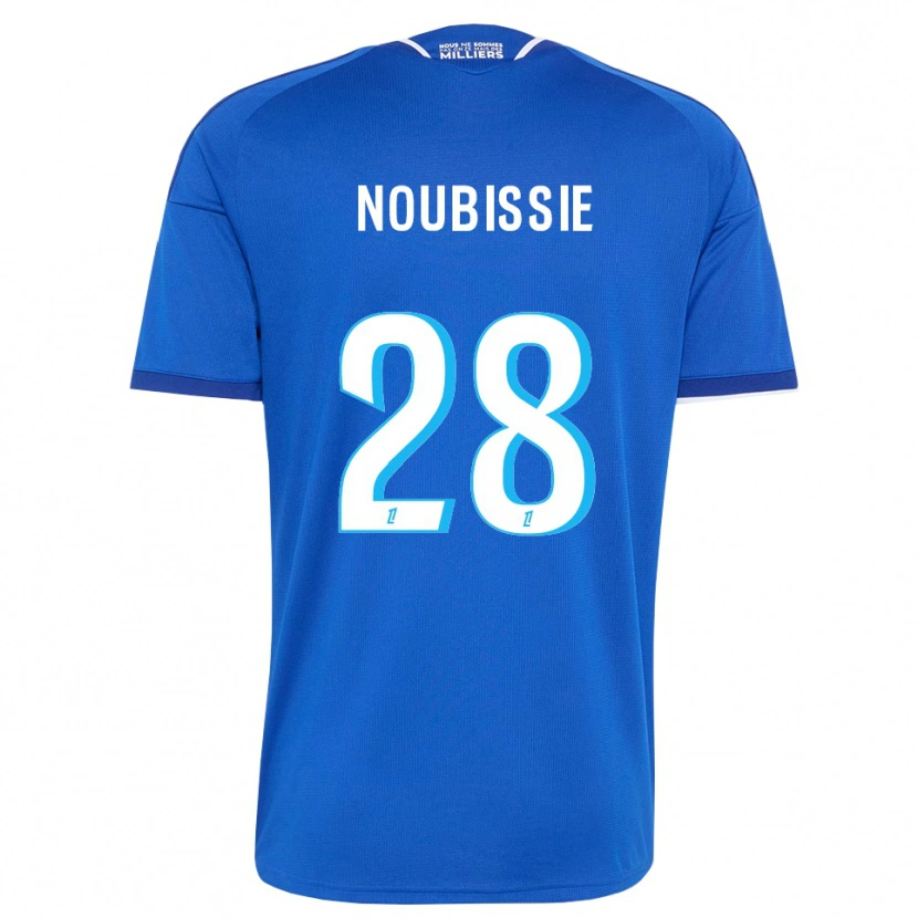 Danxen Dětské Tyrese Noubissie #28 Královská Modř Bílá Domů Hráčské Dresy 2026/27 Dres