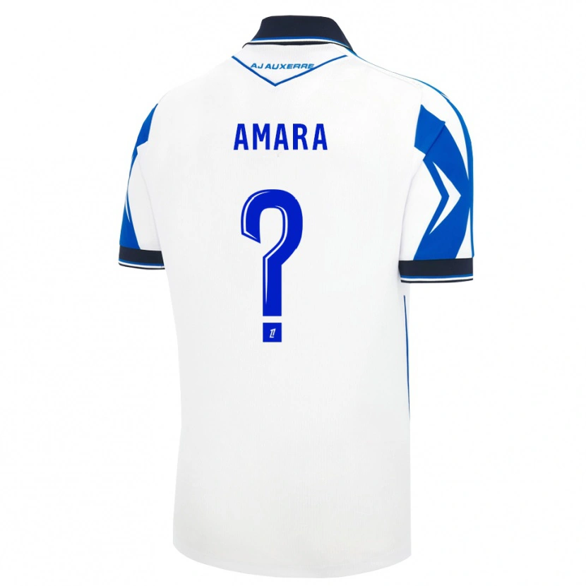 Danxen Dětské Maxime Amara #0 Černá Bílá Modrá Domů Hráčské Dresy 2026/27 Dres