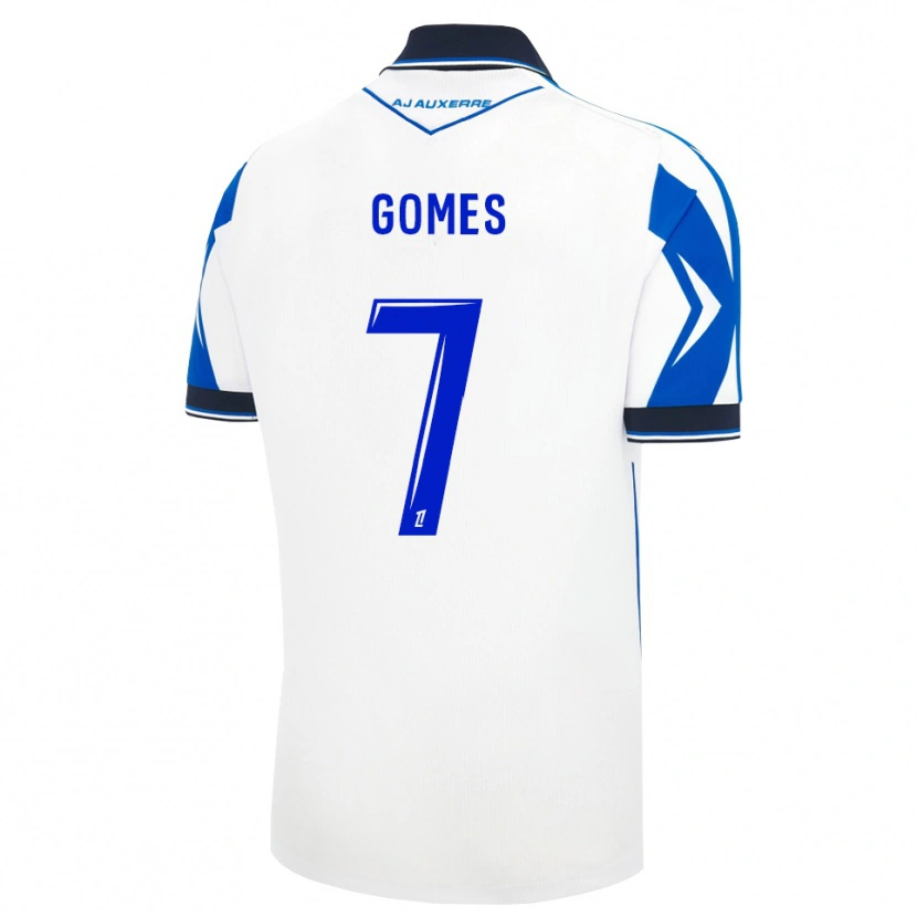 Danxen Dětské Ailton Gomes #7 Černá Bílá Modrá Domů Hráčské Dresy 2026/27 Dres