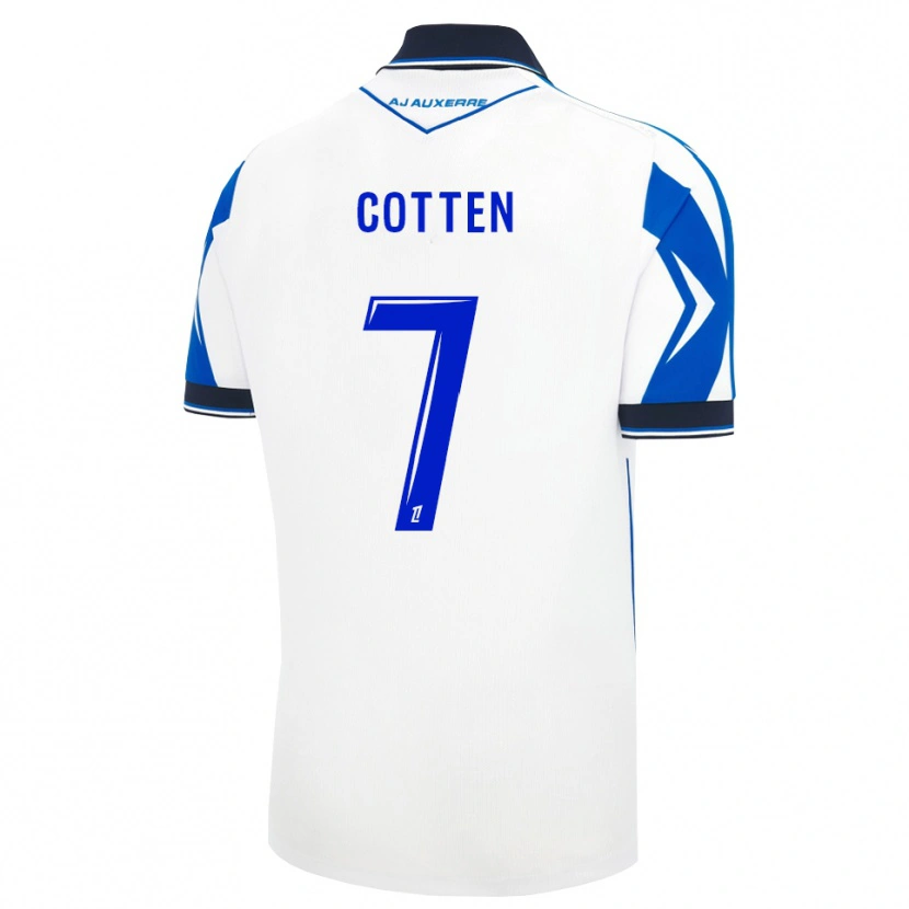 Danxen Dětské Kenzo Cotten #7 Černá Bílá Modrá Domů Hráčské Dresy 2026/27 Dres