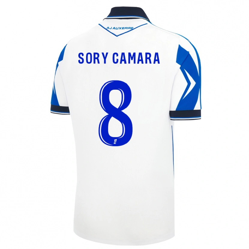 Danxen Dětské Ibrahima Sory Camara #8 Černá Bílá Modrá Domů Hráčské Dresy 2026/27 Dres