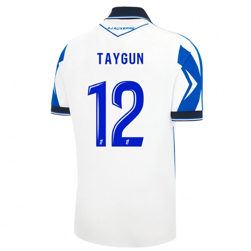 Danxen Dětské Omer Taygun #12 Černá Bílá Modrá Domů Hráčské Dresy 2026/27 Dres
