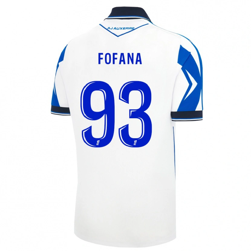 Danxen Dětské Sékou Fofana #93 Černá Bílá Modrá Domů Hráčské Dresy 2026/27 Dres
