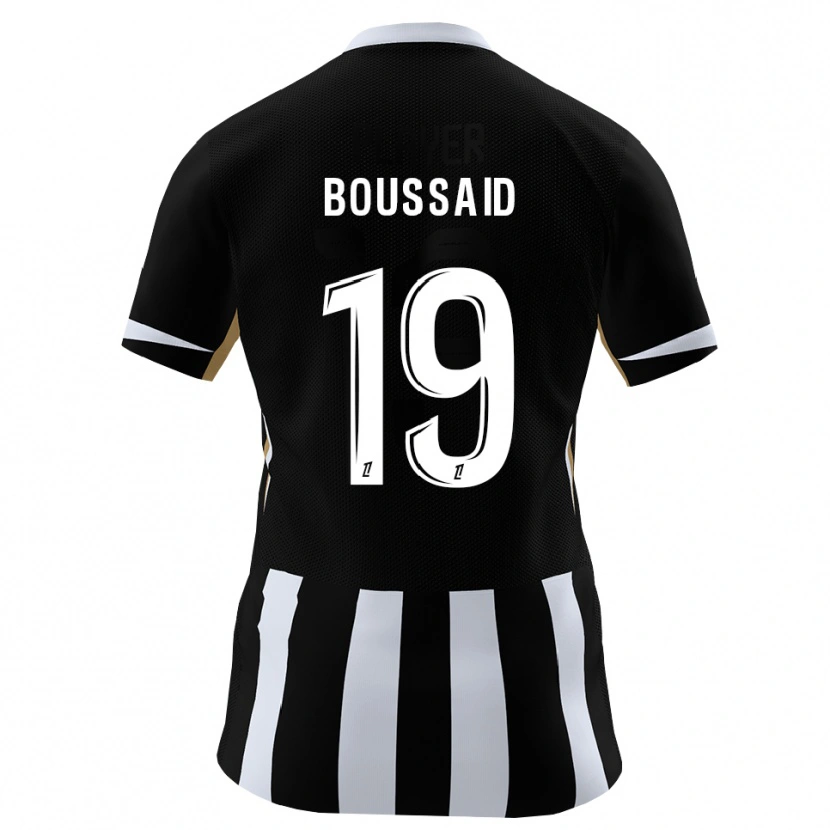 Danxen Dětské Willsem Boussaid #19 Černá Modrá Domů Hráčské Dresy 2026/27 Dres