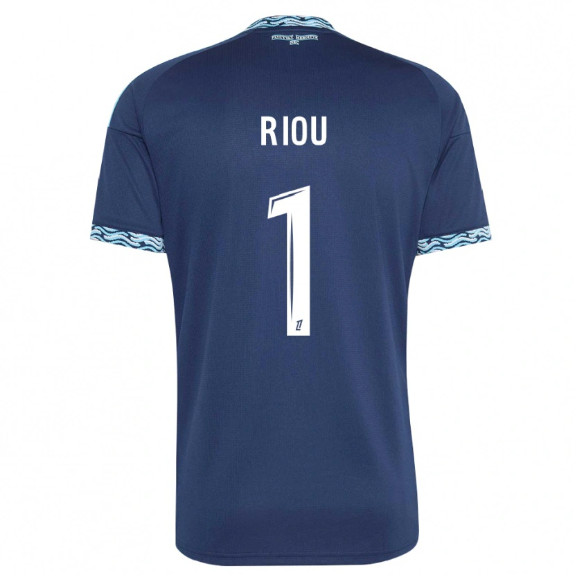 Danxen Dětské Remy Riou #1 Ocelově Modrá Bílá Domů Hráčské Dresy 2026/27 Dres