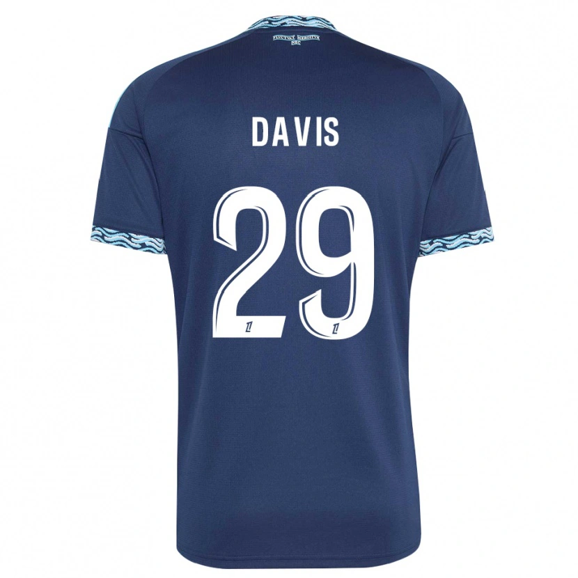 Danxen Dětské Deja Davis #29 Ocelově Modrá Bílá Domů Hráčské Dresy 2026/27 Dres