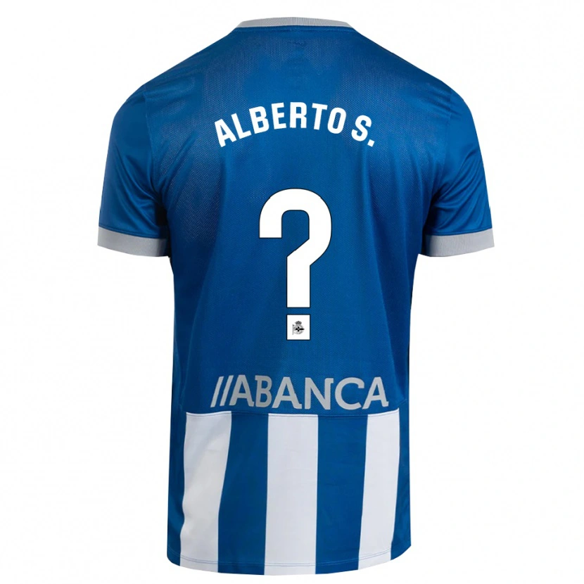 Danxen Dětské Alberto Sánchez #0 Modrá Šedá Bílá Domů Hráčské Dresy 2026/27 Dres