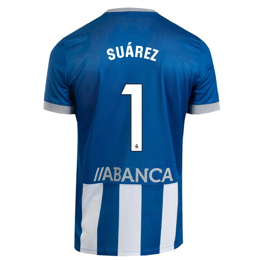 Danxen Dětské Brais Suárez #1 Modrá Šedá Bílá Domů Hráčské Dresy 2026/27 Dres