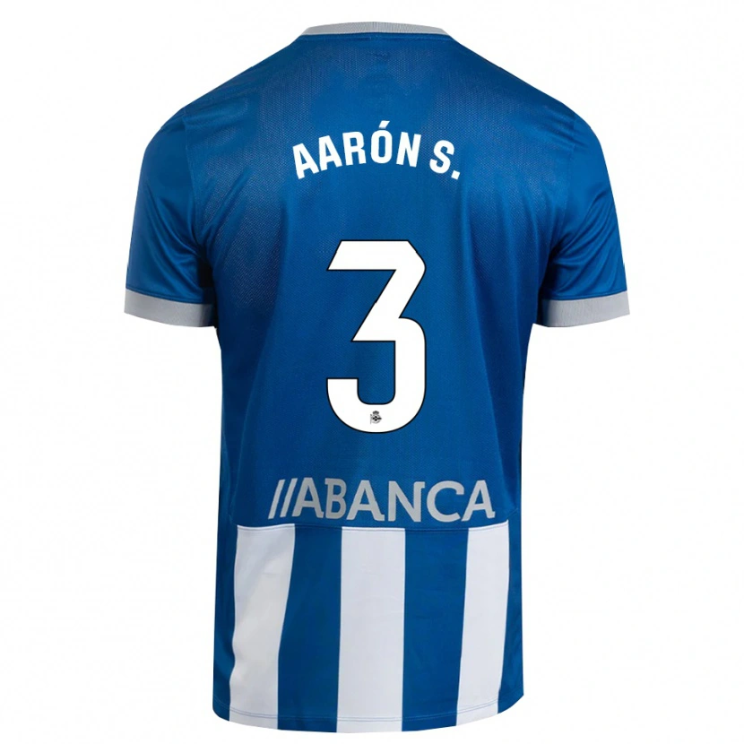 Danxen Dětské Aarón Sánchez #3 Modrá Šedá Bílá Domů Hráčské Dresy 2026/27 Dres