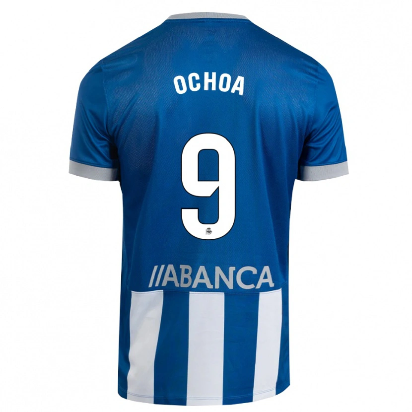 Danxen Dětské Martín Ochoa #9 Modrá Šedá Bílá Domů Hráčské Dresy 2026/27 Dres