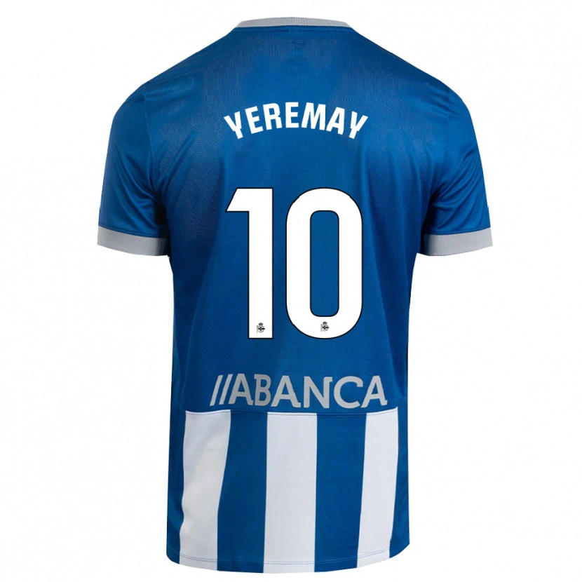 Danxen Dětské Yeremay Hernández #10 Modrá Šedá Bílá Domů Hráčské Dresy 2026/27 Dres