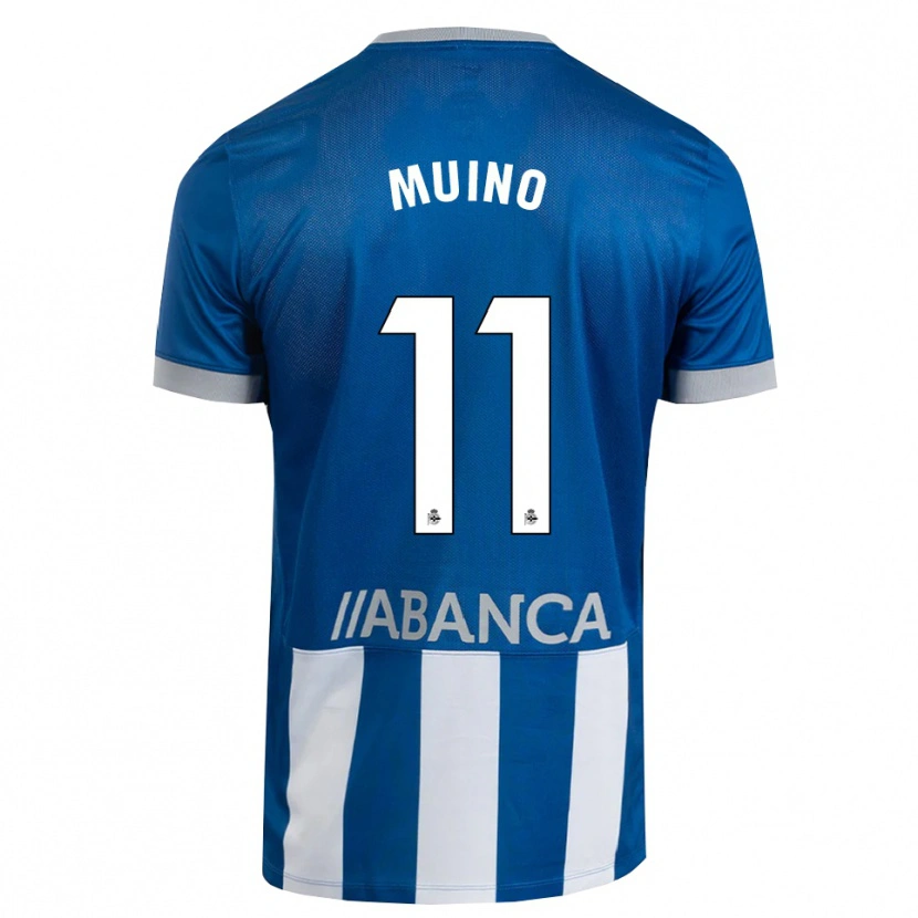 Danxen Dětské Rosalía Muiño #11 Modrá Šedá Bílá Domů Hráčské Dresy 2026/27 Dres