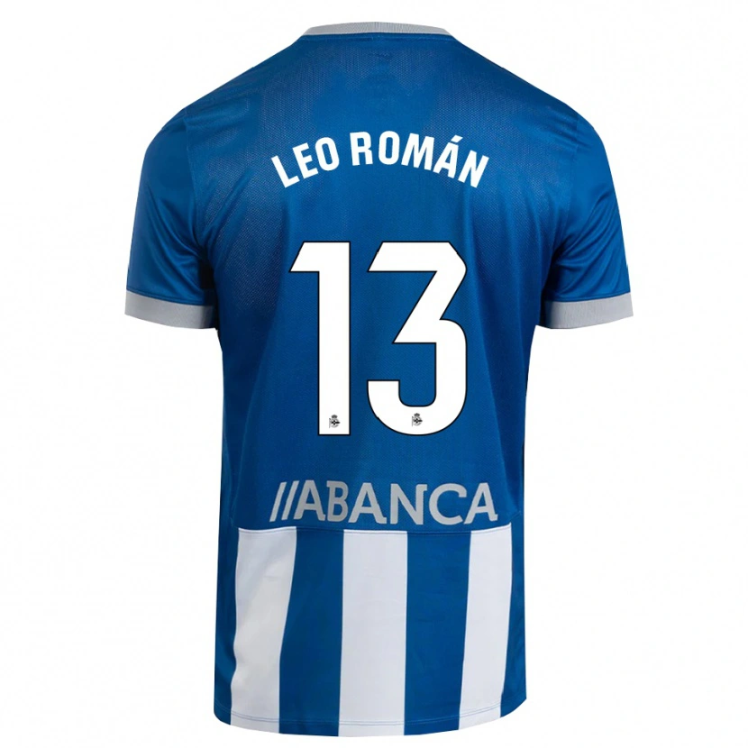 Danxen Dětské Leo Román #13 Modrá Šedá Bílá Domů Hráčské Dresy 2026/27 Dres