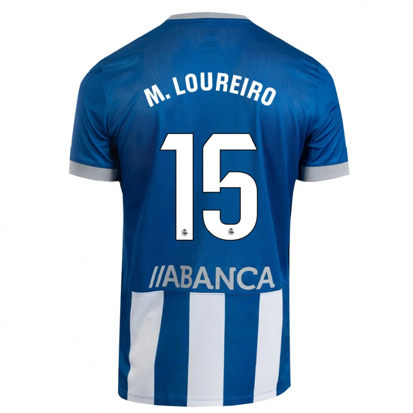 Danxen Dětské Miguel Loureiro #15 Modrá Šedá Bílá Domů Hráčské Dresy 2026/27 Dres