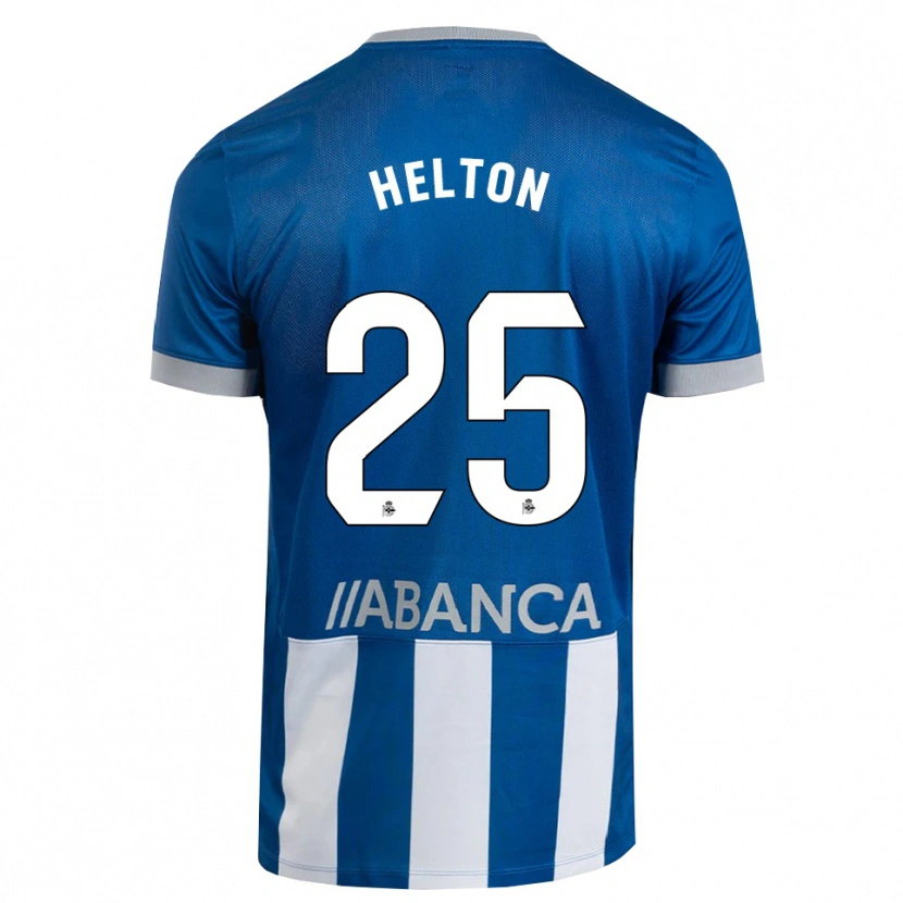Danxen Dětské Helton Leite #25 Modrá Šedá Bílá Domů Hráčské Dresy 2026/27 Dres