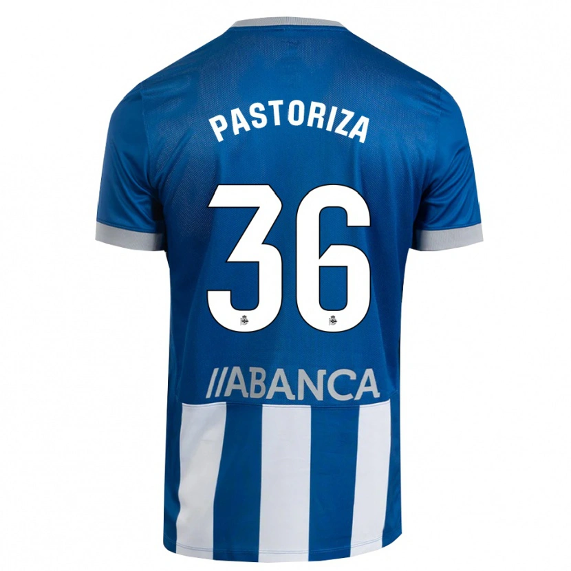 Danxen Dětské Guille Pastoriza #36 Modrá Šedá Bílá Domů Hráčské Dresy 2026/27 Dres