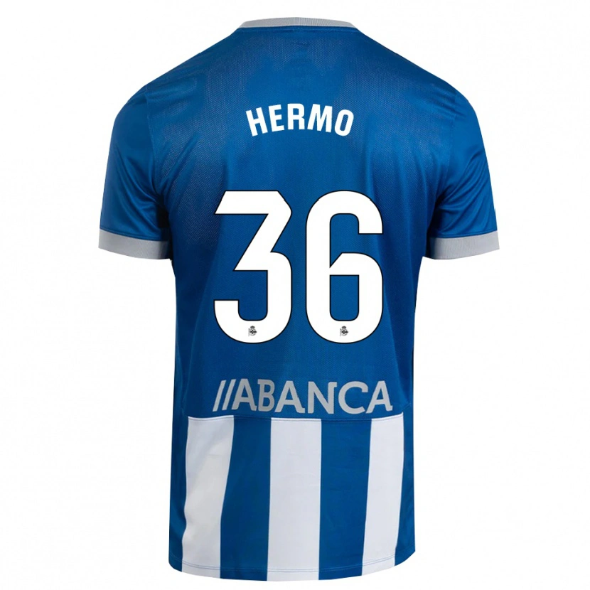 Danxen Dětské Mario Hermo #36 Modrá Šedá Bílá Domů Hráčské Dresy 2026/27 Dres