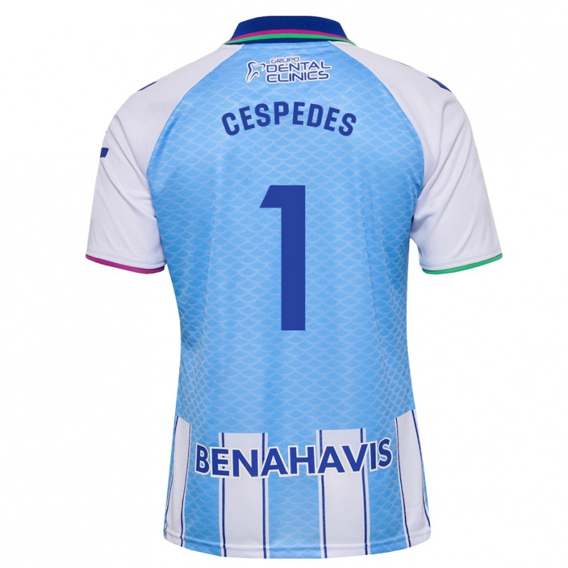 Danxen Dětské Andrés Céspedes #1 Tmavě Nebesky Modrá Bílá Domů Hráčské Dresy 2026/27 Dres