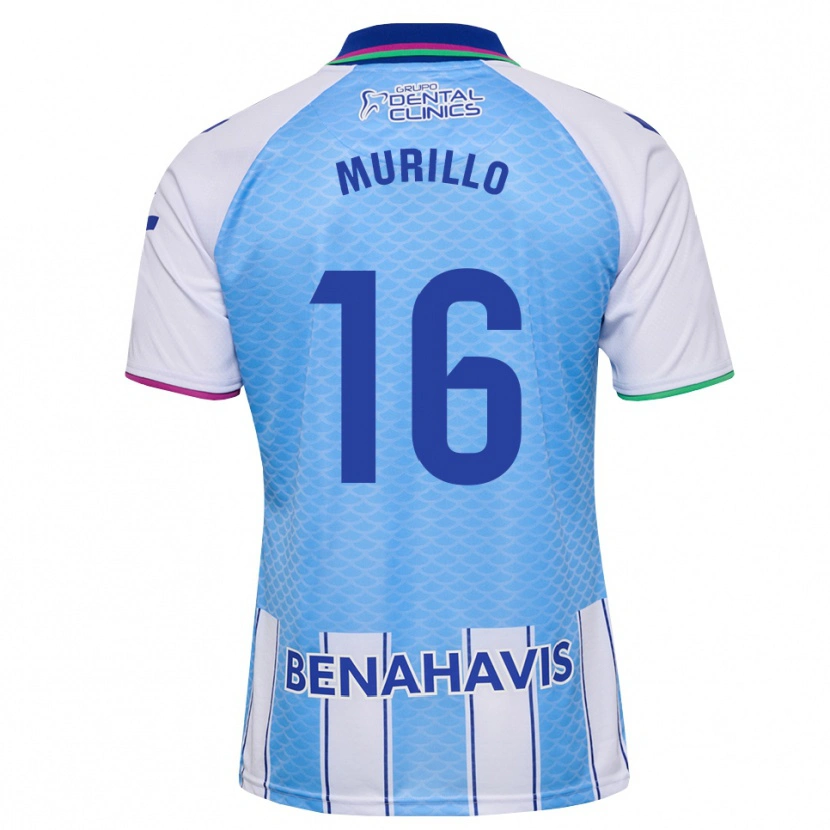 Danxen Dětské Diego Murillo #16 Tmavě Nebesky Modrá Bílá Domů Hráčské Dresy 2026/27 Dres
