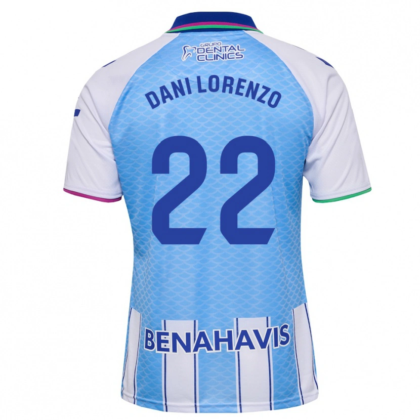 Danxen Dětské Dani Lorenzo #22 Tmavě Nebesky Modrá Bílá Domů Hráčské Dresy 2026/27 Dres