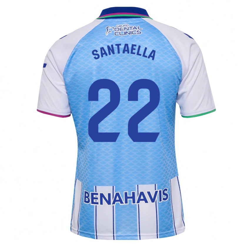 Danxen Dětské Miguel Santaella #22 Tmavě Nebesky Modrá Bílá Domů Hráčské Dresy 2026/27 Dres