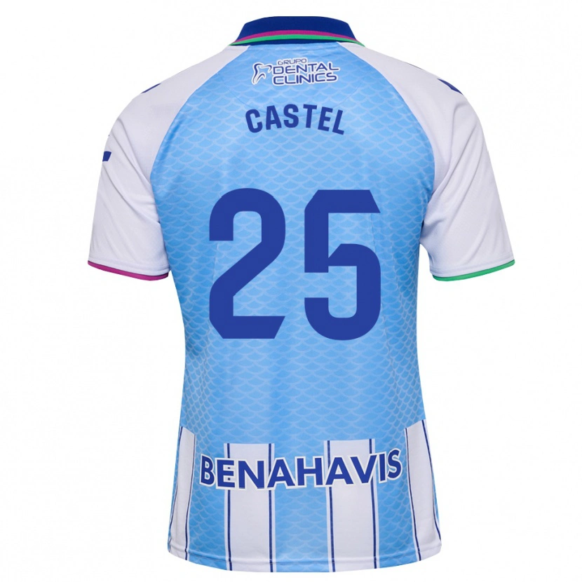 Danxen Dětské Sergio Castel #25 Tmavě Nebesky Modrá Bílá Domů Hráčské Dresy 2026/27 Dres