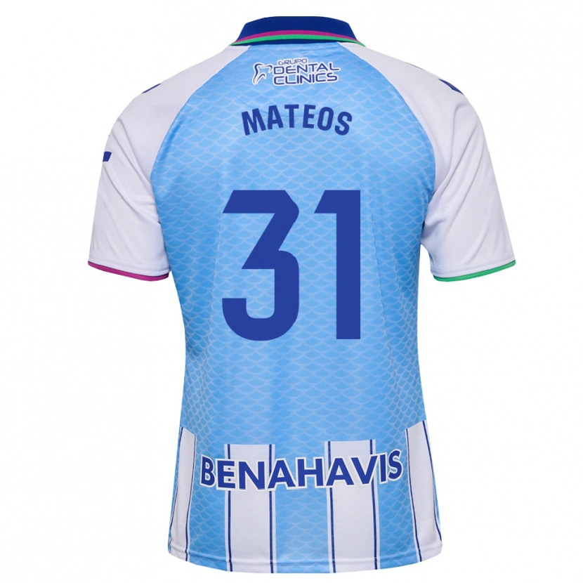 Danxen Dětské Álex Mateos #31 Tmavě Nebesky Modrá Bílá Domů Hráčské Dresy 2026/27 Dres