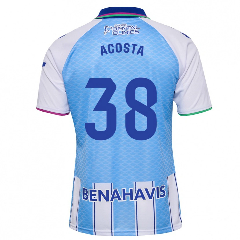 Danxen Dětské Judith Acosta #38 Tmavě Nebesky Modrá Bílá Domů Hráčské Dresy 2026/27 Dres