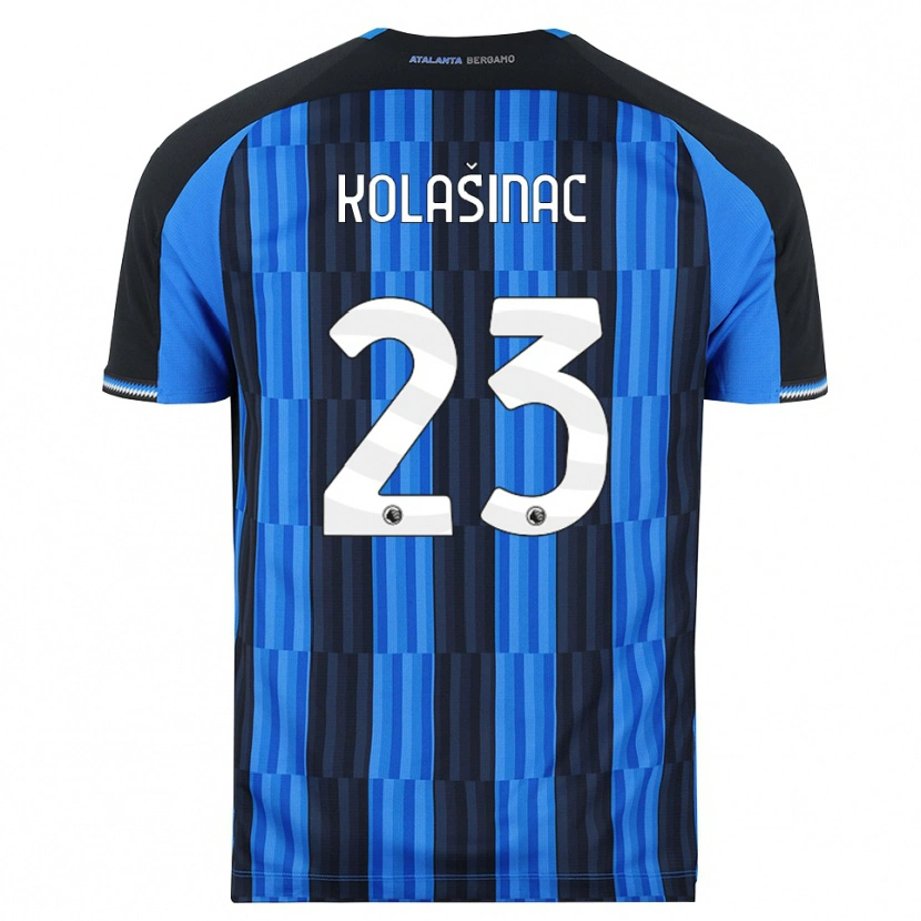 Danxen Dětské Sead Kolasinac #23 Modrá Černá Červená Domů Hráčské Dresy 2026/27 Dres