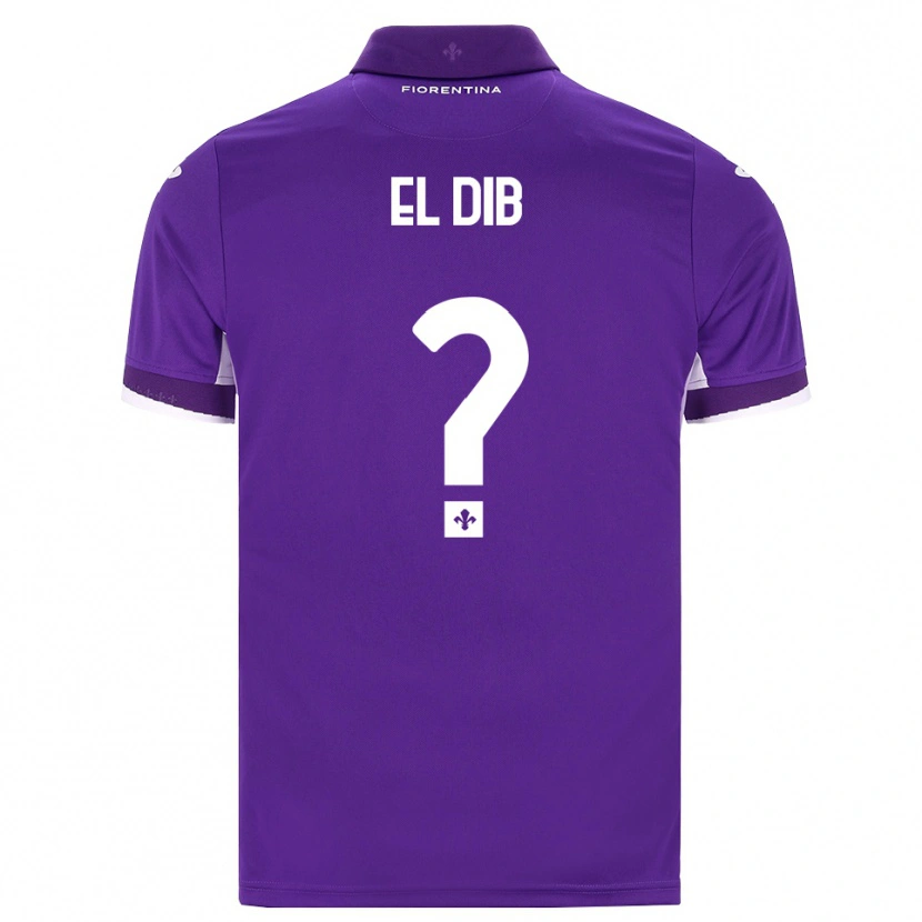Danxen Dětské Karim El Dib #0 Fialová Bílá Růžová Domů Hráčské Dresy 2026/27 Dres