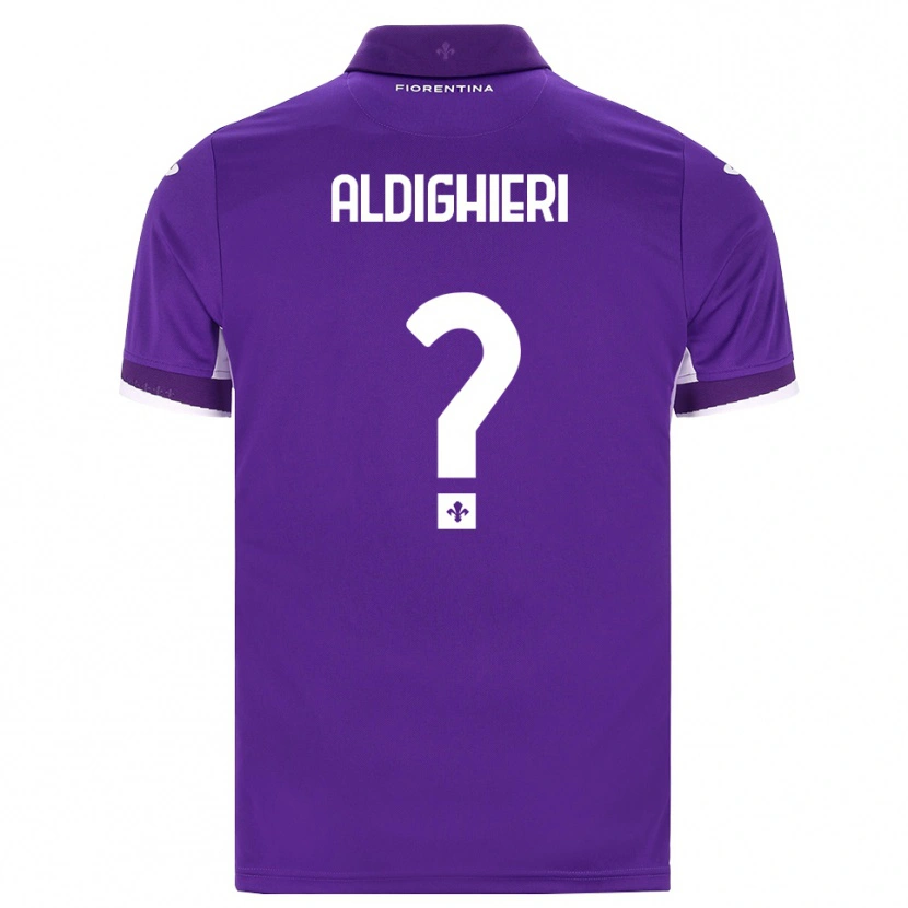 Danxen Dětské Benedetto Aldighieri #0 Fialová Bílá Růžová Domů Hráčské Dresy 2026/27 Dres