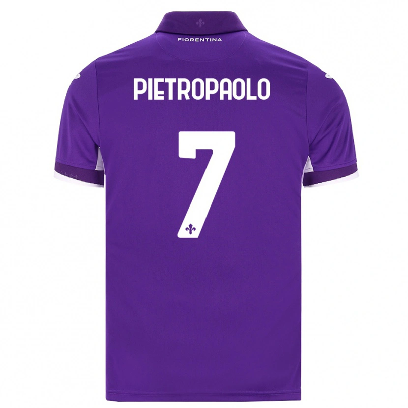 Danxen Dětské Mario Pietropaolo #7 Fialová Bílá Růžová Domů Hráčské Dresy 2026/27 Dres