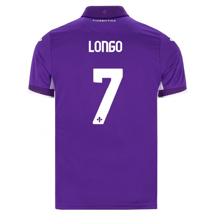 Danxen Dětské Miriam Longo #7 Fialová Bílá Růžová Domů Hráčské Dresy 2026/27 Dres