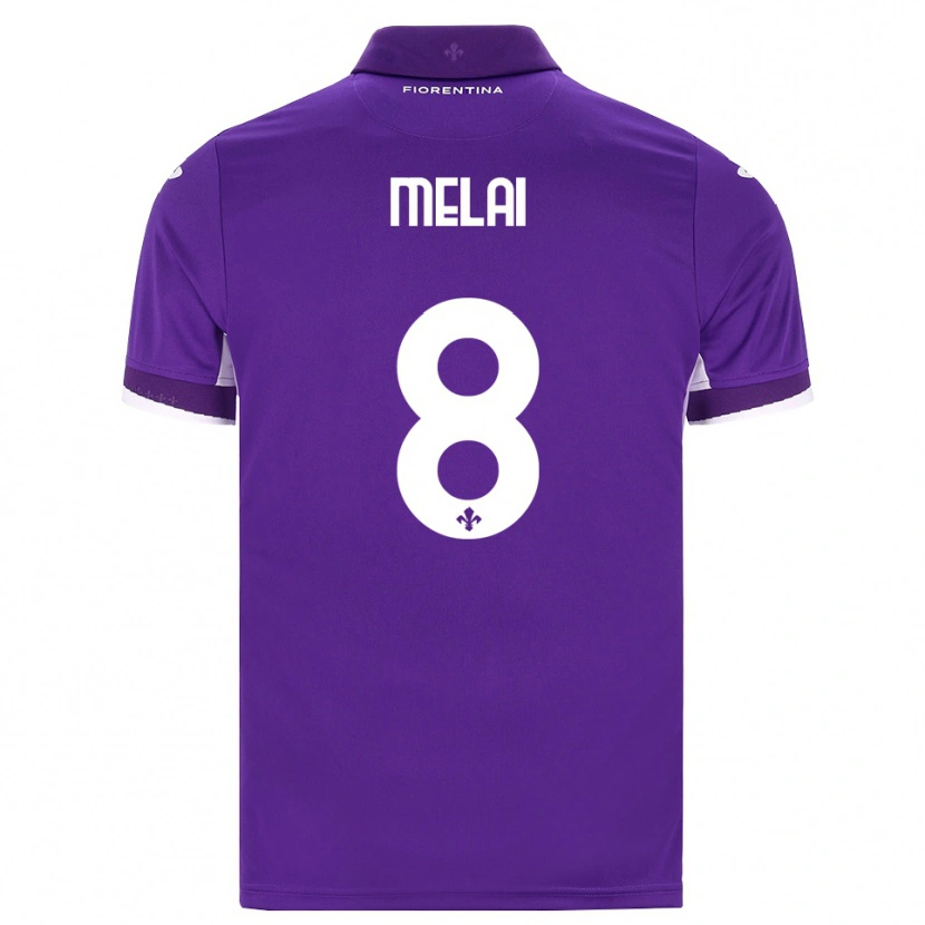 Danxen Dětské Christian Melai #8 Fialová Bílá Růžová Domů Hráčské Dresy 2026/27 Dres
