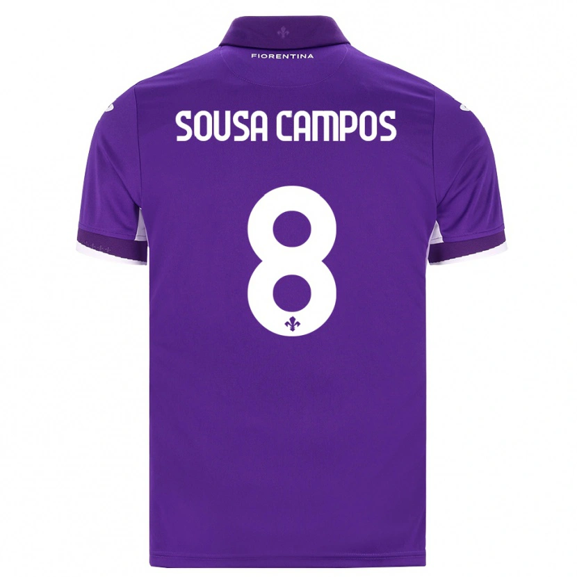 Danxen Dětské Matteo Sousa Campos #8 Fialová Bílá Růžová Domů Hráčské Dresy 2026/27 Dres
