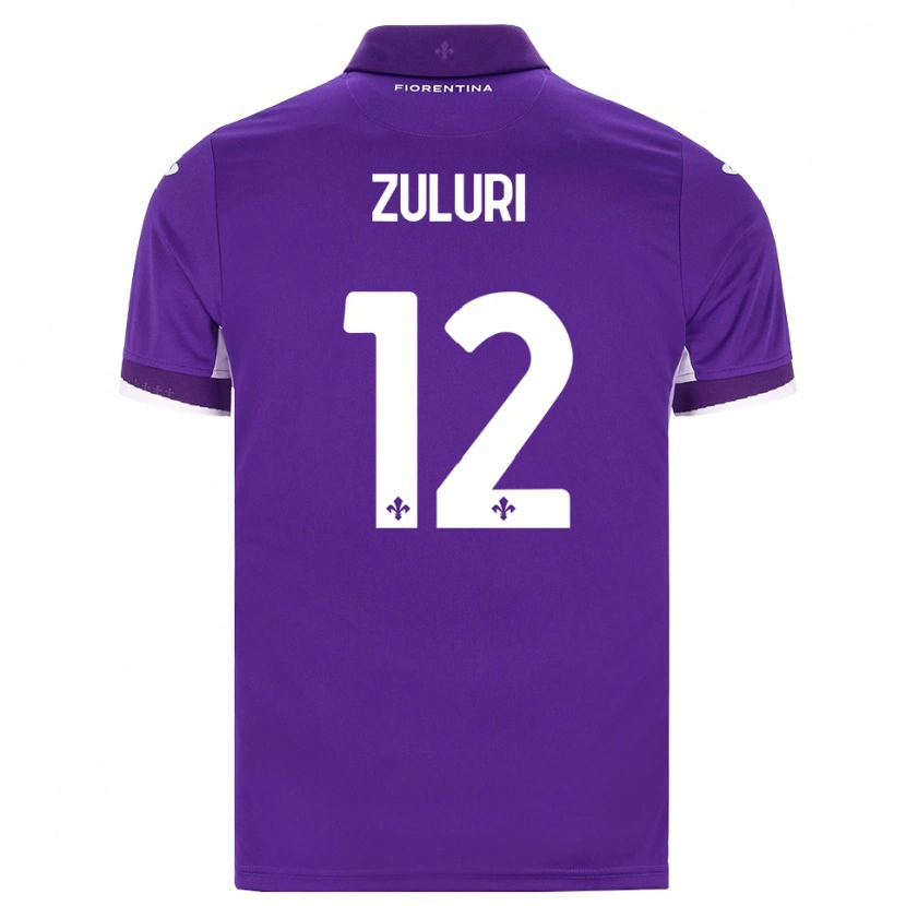 Danxen Dětské Athena Zuluri #12 Fialová Bílá Růžová Domů Hráčské Dresy 2026/27 Dres