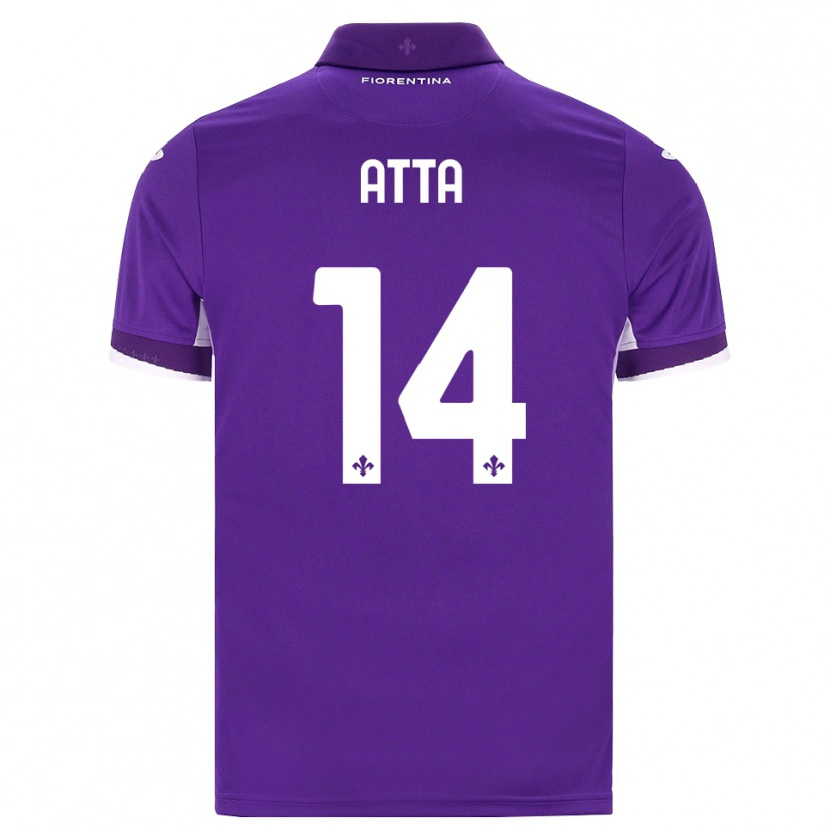 Danxen Dětské Arthur Atta #14 Fialová Bílá Růžová Domů Hráčské Dresy 2026/27 Dres